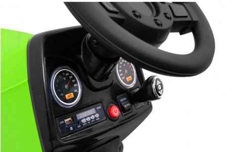 Zabawka Traktor na akumulator Zielony + Pilot + Wolny Start + Dźwięki Światła Zabawka Traktor na akumulator Zielony + Pilot + Wolny Start + Dźwięki Światła