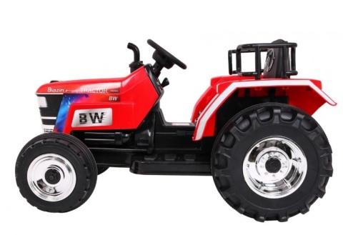 Zabawka Traktor na akumulator Czerwony + Pilot + Wolny Start + Dźwięki Światła Zabawka Traktor na akumulator Czerwony + Pilot + Wolny Start + Dźwięki Światła