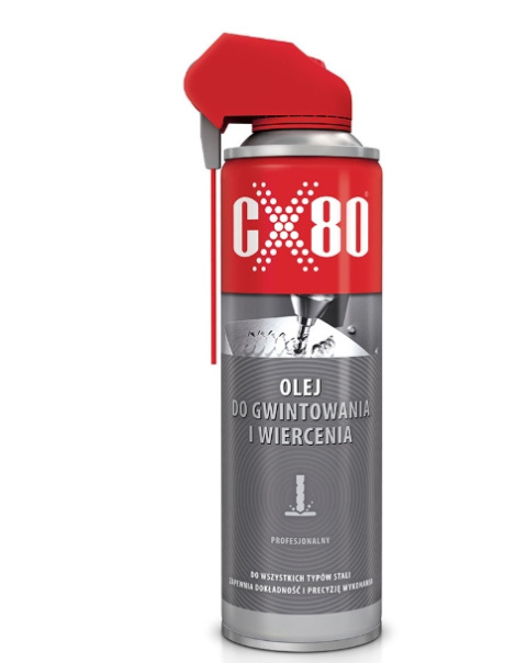 CX 80 Olej do Gwintowania i Wiercenia - DuoSpray 500 ml CX 80 Olej do Gwintowania i Wiercenia - DuoSpray 500 ml