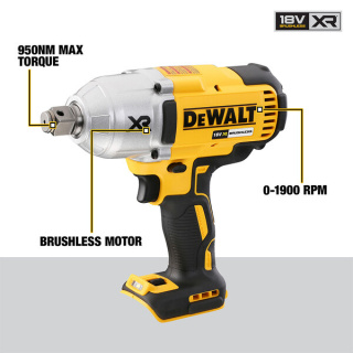 DEWALT Akumulatorowy klucz udarowy 18V XR 3/4" 950Nm / 1625 Nm
