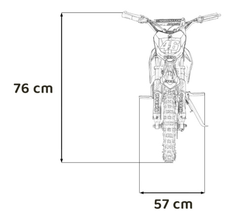 Motor / Cross na akumulator Renegade 50R - Czerony