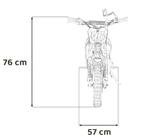 Motor / cross spalinowy RENEGADE 50R Niebieski