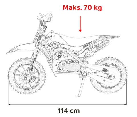 Motor / cross spalinowy RENEGADE 50R Zielony