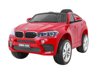 Pojazd na akumulator BMW X6M - Czerwony Lakier