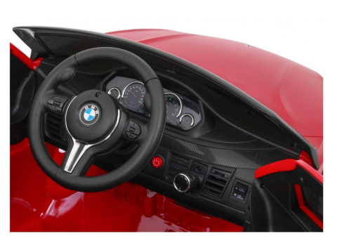 Pojazd na akumulator BMW X6M - Czerwony Lakier Pojazd na akumulator BMW X6M - Czerwony Lakier