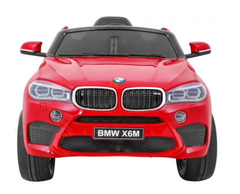 Pojazd na akumulator BMW X6M - Czerwony Lakier Pojazd na akumulator BMW X6M - Czerwony Lakier