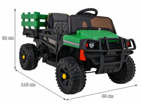 Pojazd na akumulator Farmer Pick-up - Zielony