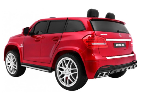Pojazd na akumulator Mercedes AMG GLS63 2-osobowy, 4x4 - Czerwony lakier Pojazd na akumulator Mercedes AMG GLS63 2-osobowy, 4x4 - Czerwony lakier