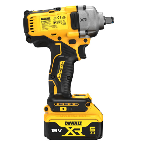 Akumulatorowy klucz udarowy 2x5Ah 1/2" DEWALT DCF891P2T-QW