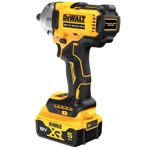 Akumulatorowy klucz udarowy 2x5Ah 1/2" DEWALT DCF891P2T-QW