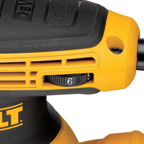 Szlifierka mimośrodowa 125 mm z górnym chwytem DEWALT DWE6423-QS