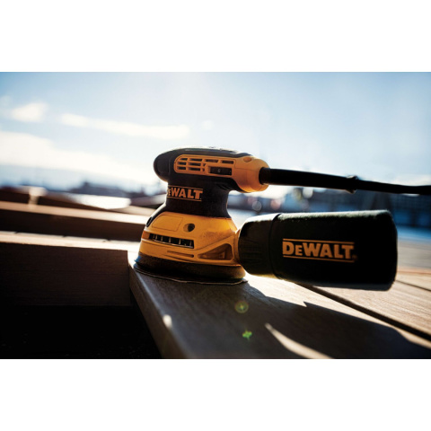 Szlifierka mimośrodowa 125 mm z górnym chwytem DEWALT DWE6423-QS