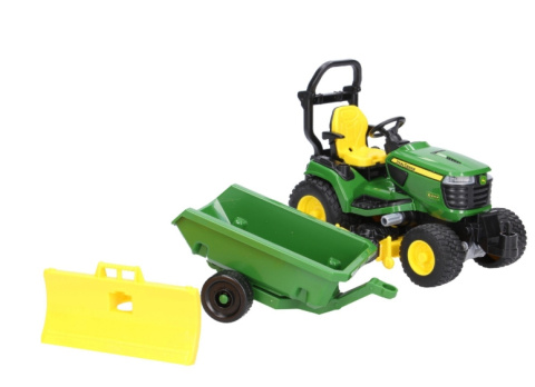 Zabawka Bruder John Deere x949 z operatorem, pługiem i pzyczepką Zabawka Bruder John Deere x949 z operatorem, pługiem i pzyczepką