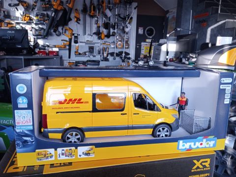 Zabawka Bruder Sprinter DHL z kierowcą Zabawka Bruder Sprinter DHL z kierowcą