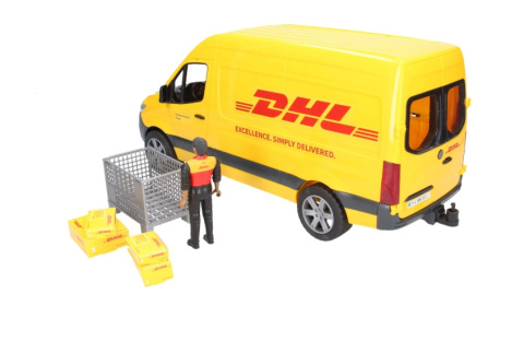 Zabawka Bruder Sprinter DHL z kierowcą Zabawka Bruder Sprinter DHL z kierowcą