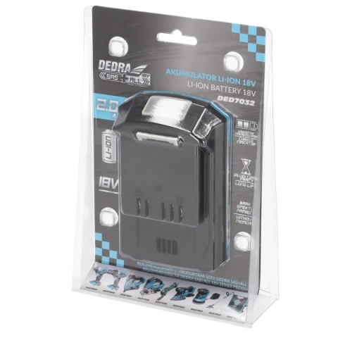 Dedra Akumulator 2,0 Ah 18V