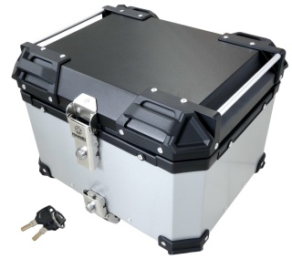 Kufer tylny srebrny 46L