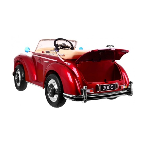 Mercedes Benz 300S Retro dla dzieci Czerwony