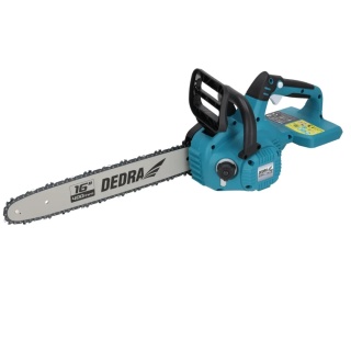 Piła łańcuchowa akumulatorowa 16", 2x 18V, DEDRA, prowadnica 16"