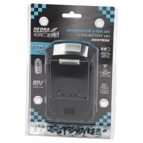 Akumulator Dedra 4,0 Ah 18V