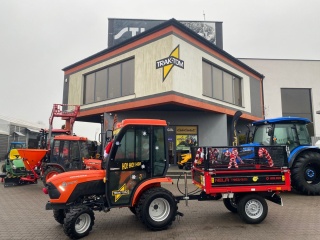 Ciągnik Prokmar T25 - 25 KM + Przyczepka Metal Fach - ZESTAW ŚWIĄTECZNY