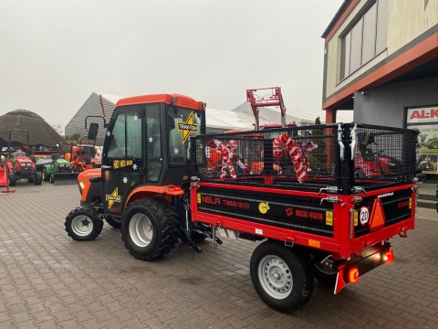 Ciągnik Prokmar T25 - 25 KM + Przyczepka Metal Fach - ZESTAW ŚWIĄTECZNY