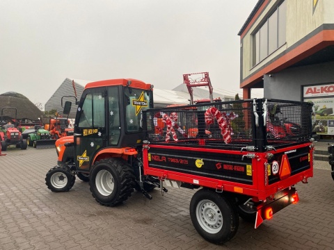 Ciągnik Prokmar T25 - 25 KM + Przyczepka Metal Fach - ZESTAW ŚWIĄTECZNY