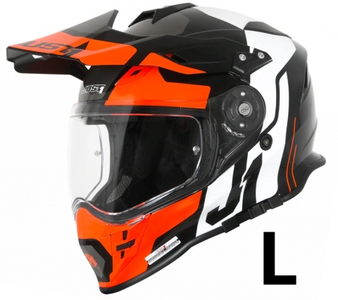 Kask JUST1 J34 PRO TOUR ORANGE BLACK L