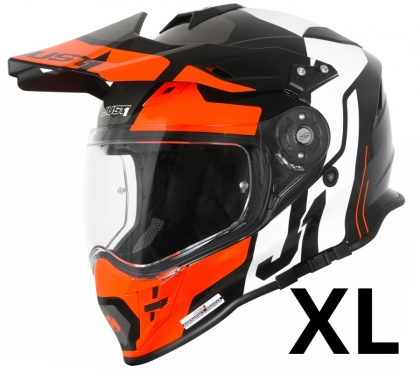 Kask JUST1 J34 PRO TOUR ORANGE BLACK XL