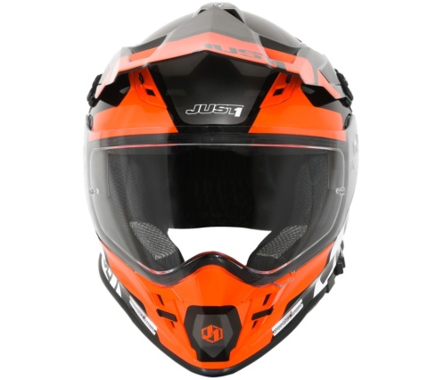Kask JUST1 J34 PRO TOUR ORANGE BLACK XL
