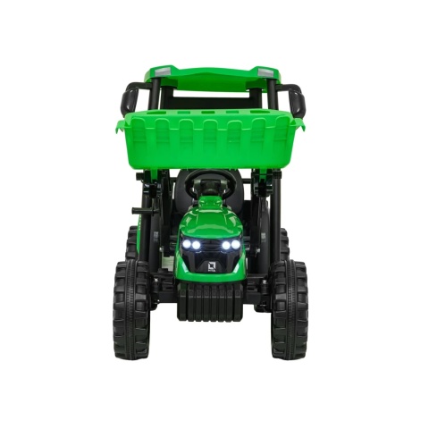 Pojazd MEGA Traktor Z Przyczepką Zielony