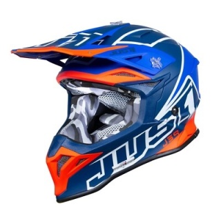 Kask JUST1 J39 THRUSTER BLUE ORANGE WHITE MATT M