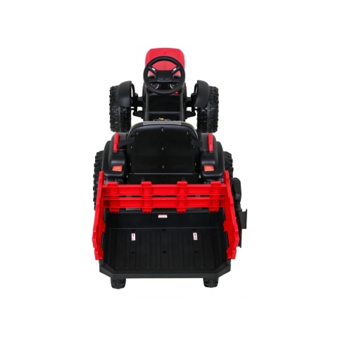 Traktor Titanium Z Przyczepą Czerwony